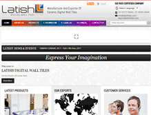 Tablet Screenshot of latishtiles.com